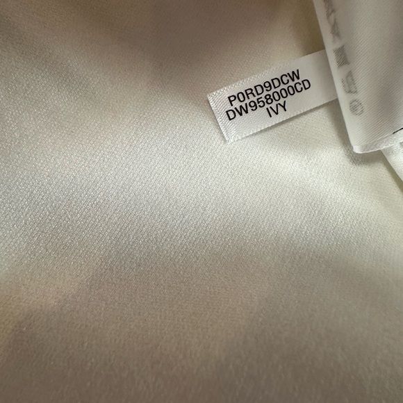 DKNY Ivory Moto Jacket NEW with tags Women’s Size Medium Stretch - Picture 6 of 7